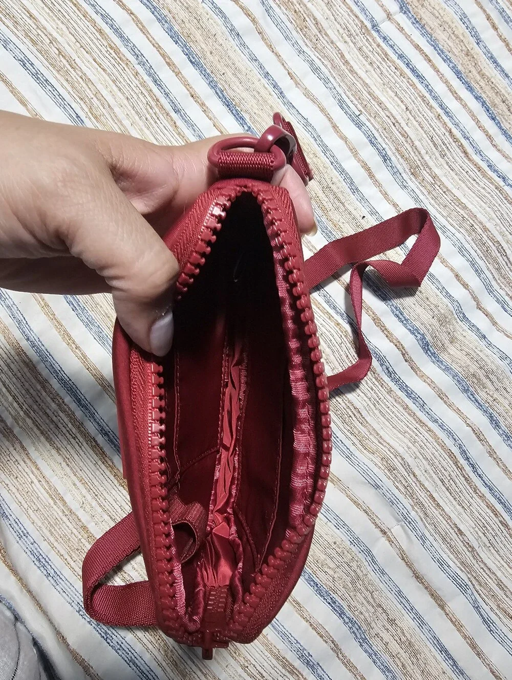 Dagne Dover/Sephora Burgundy Crossbody Bag